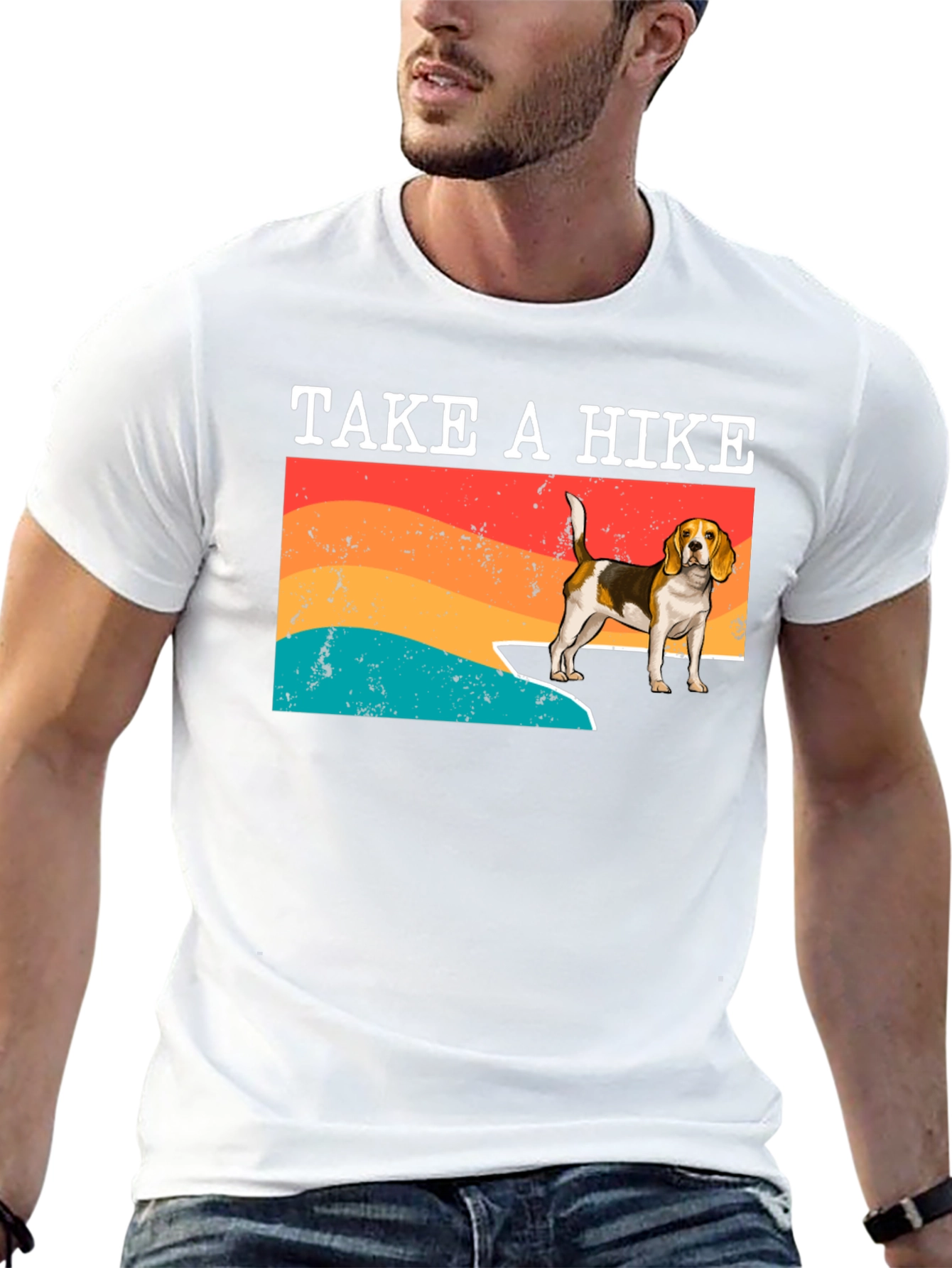Take A Hike Beagle T-Shirt - Adventure Ready!
