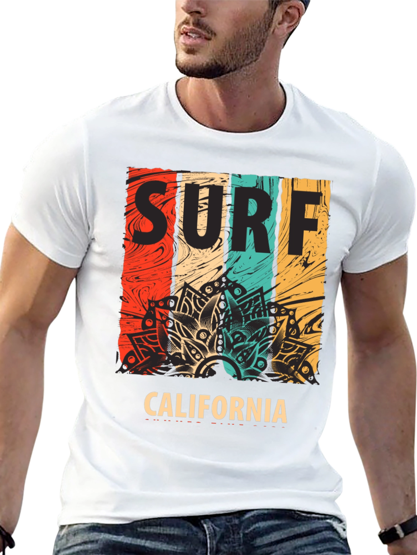 Surf California Graphic Tee