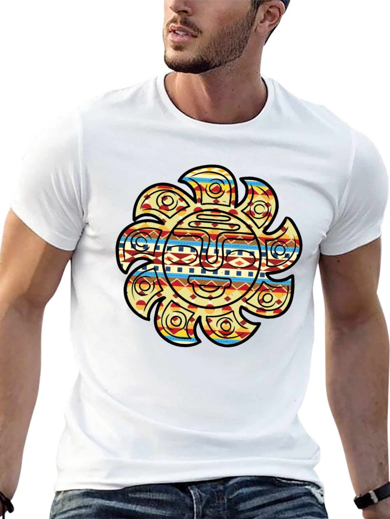 Aztec Sun Graphic Tee