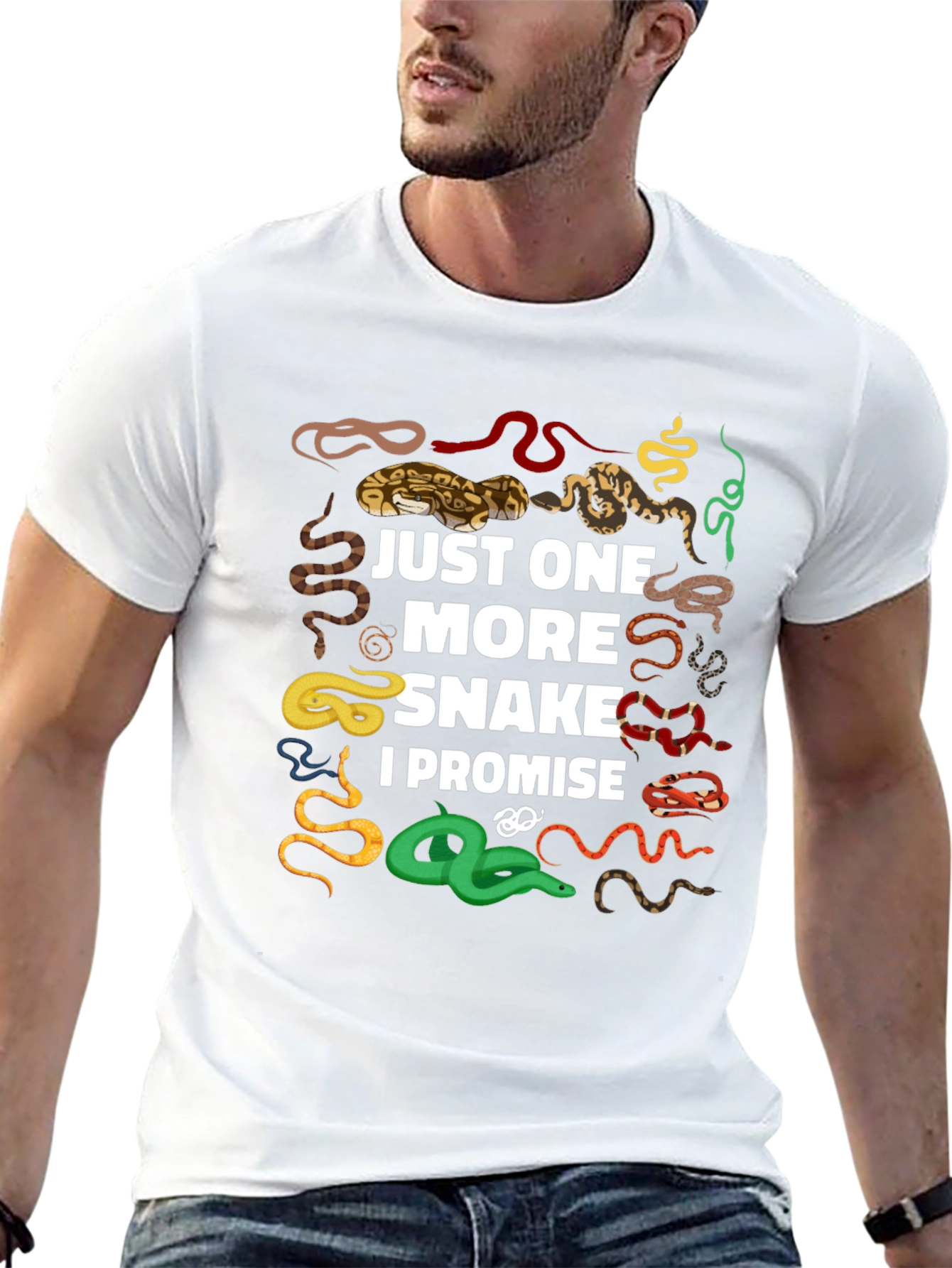 Just One More Snake Graphic T-Shirt