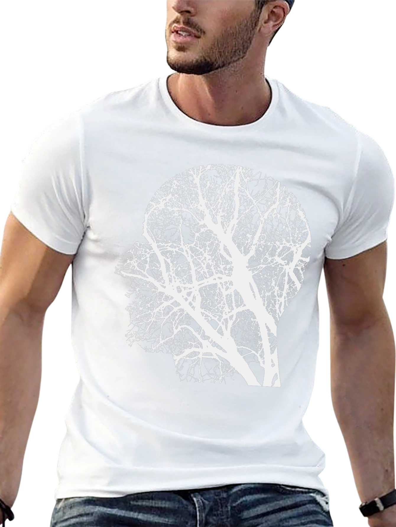 Mind Tree Graphic Tee - Thoughtful Design T-Shirt