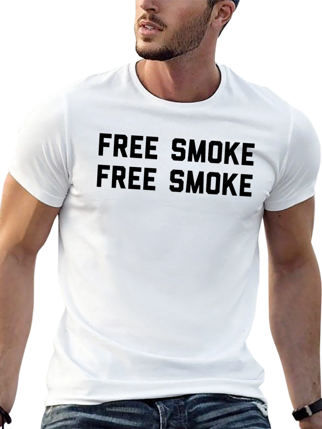 Free Smoke Graphic Tee - Bold Statement T-Shirt