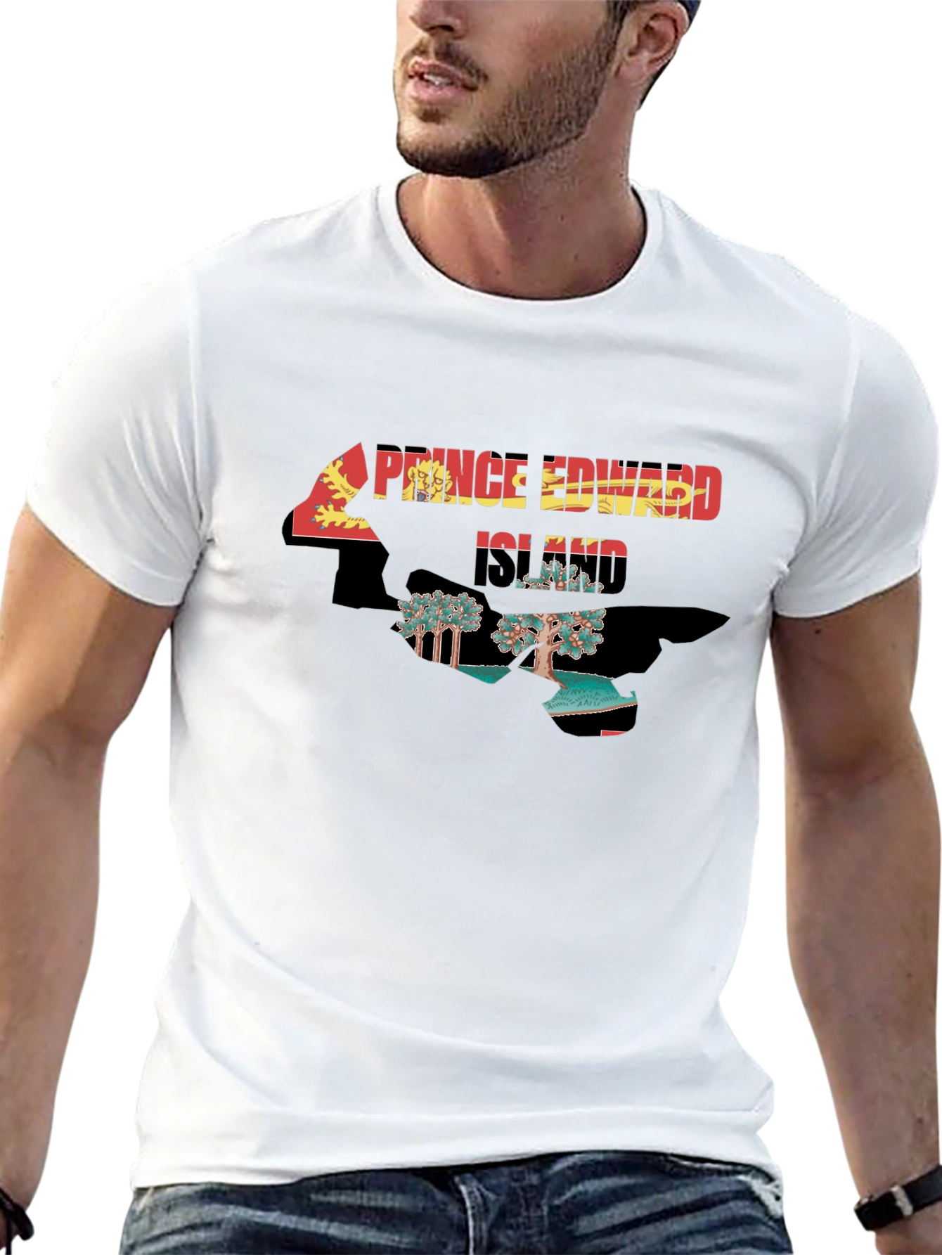Prince Edward Island T-Shirt Black Tee