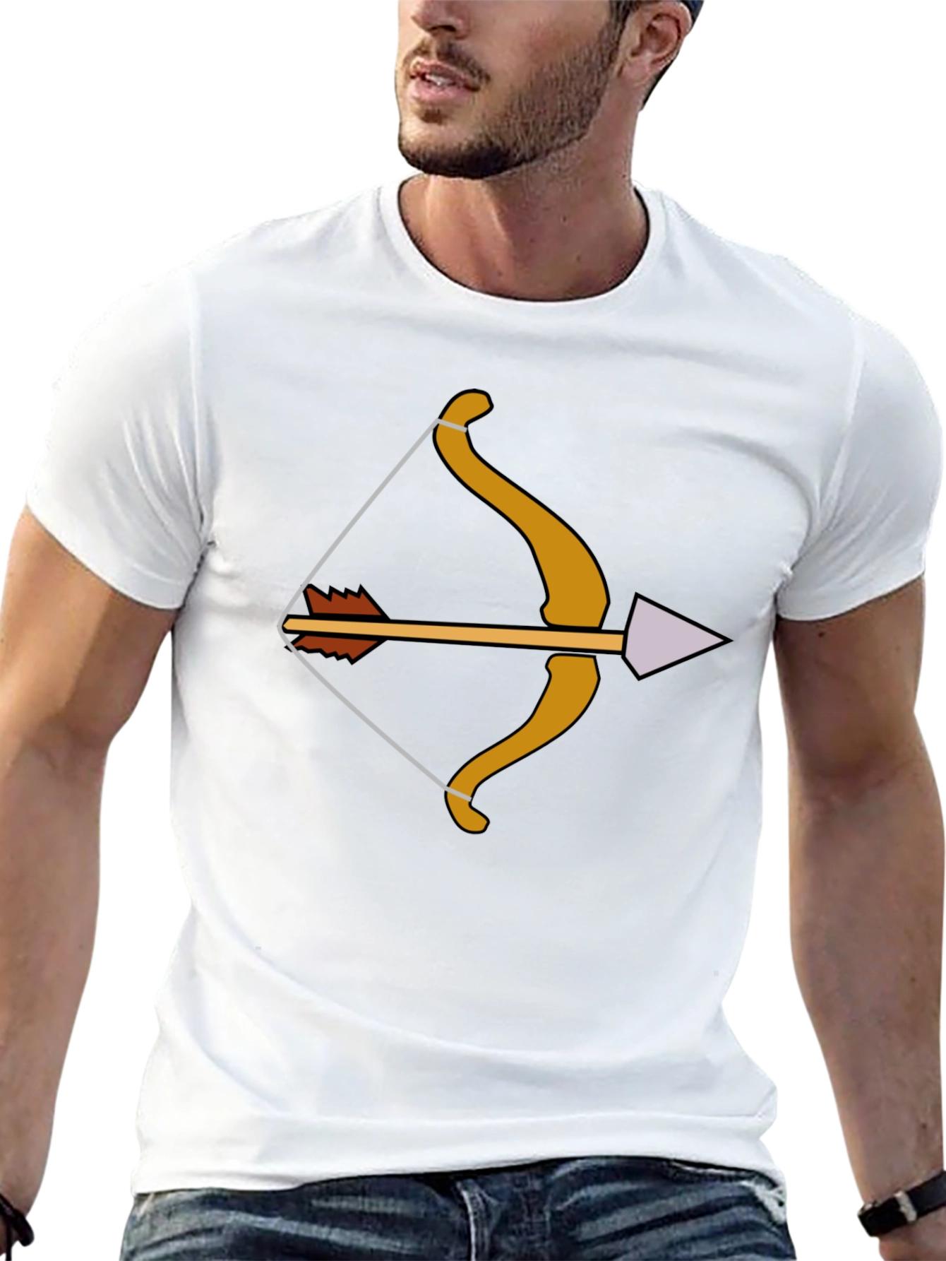 Bow & Arrow Graphic Tee - Archery Style