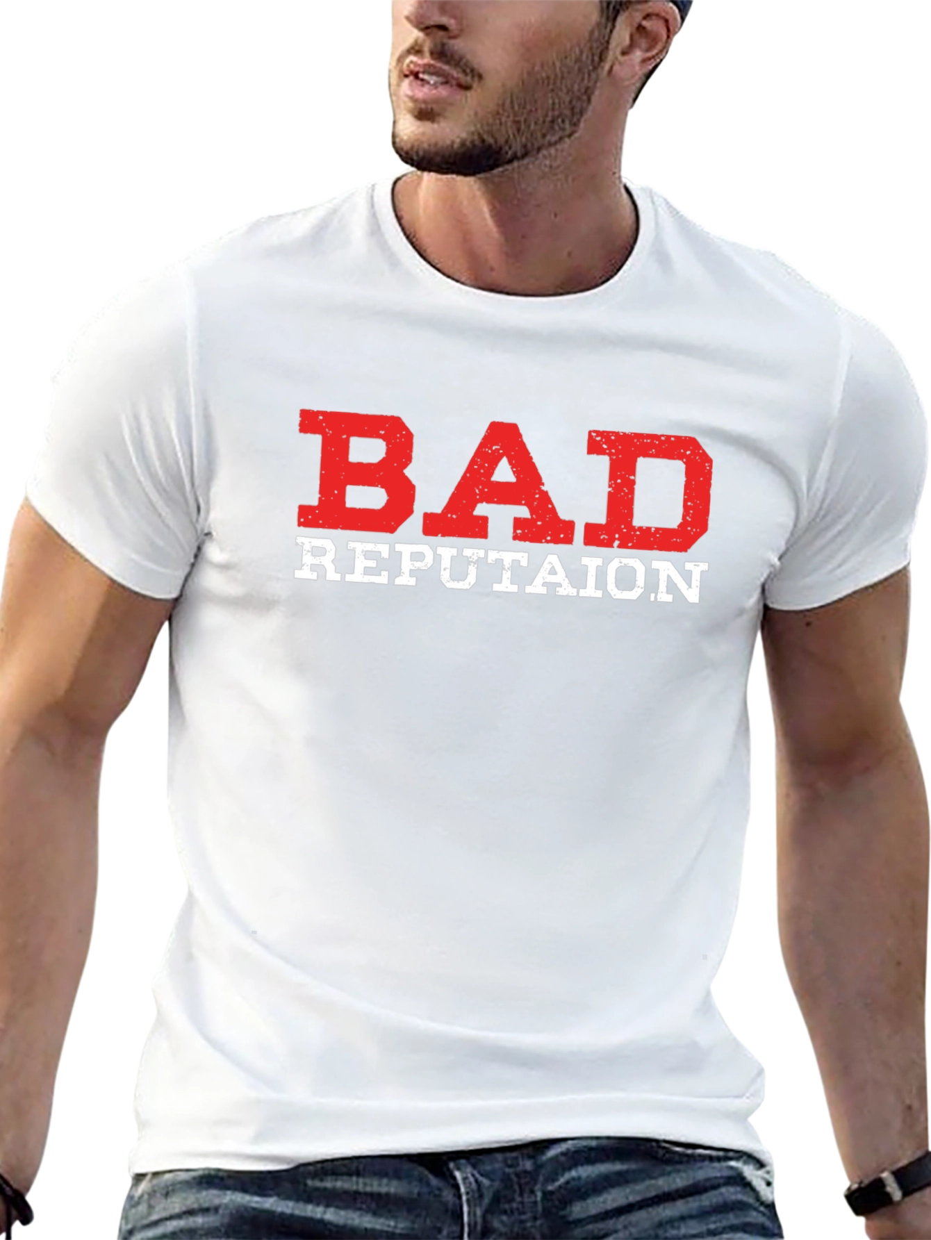 Bad Reputation Graphic Tee - Soft Cotton Blend