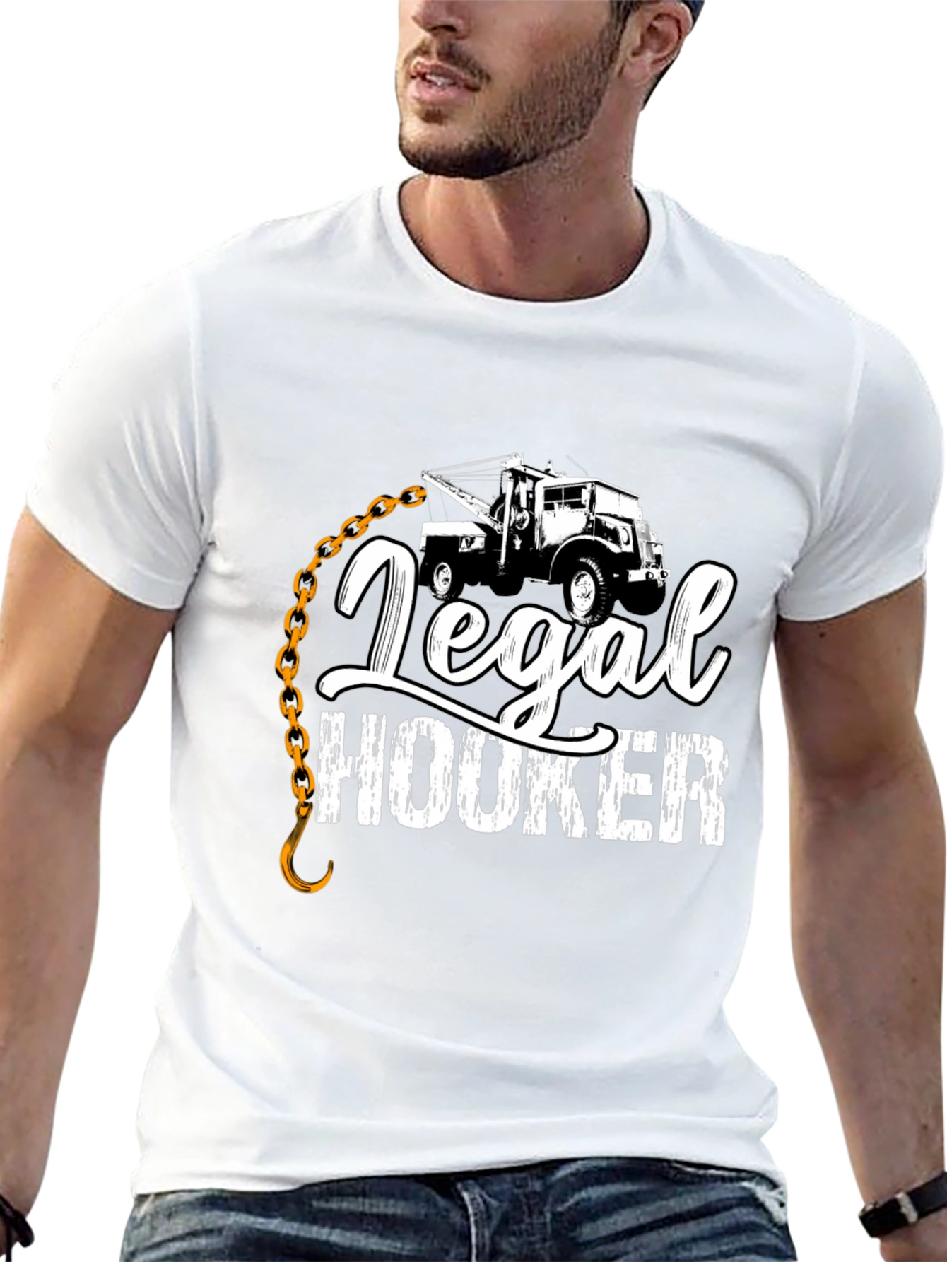 Legal Hooker T-Shirt Tow Truck Driver Gift