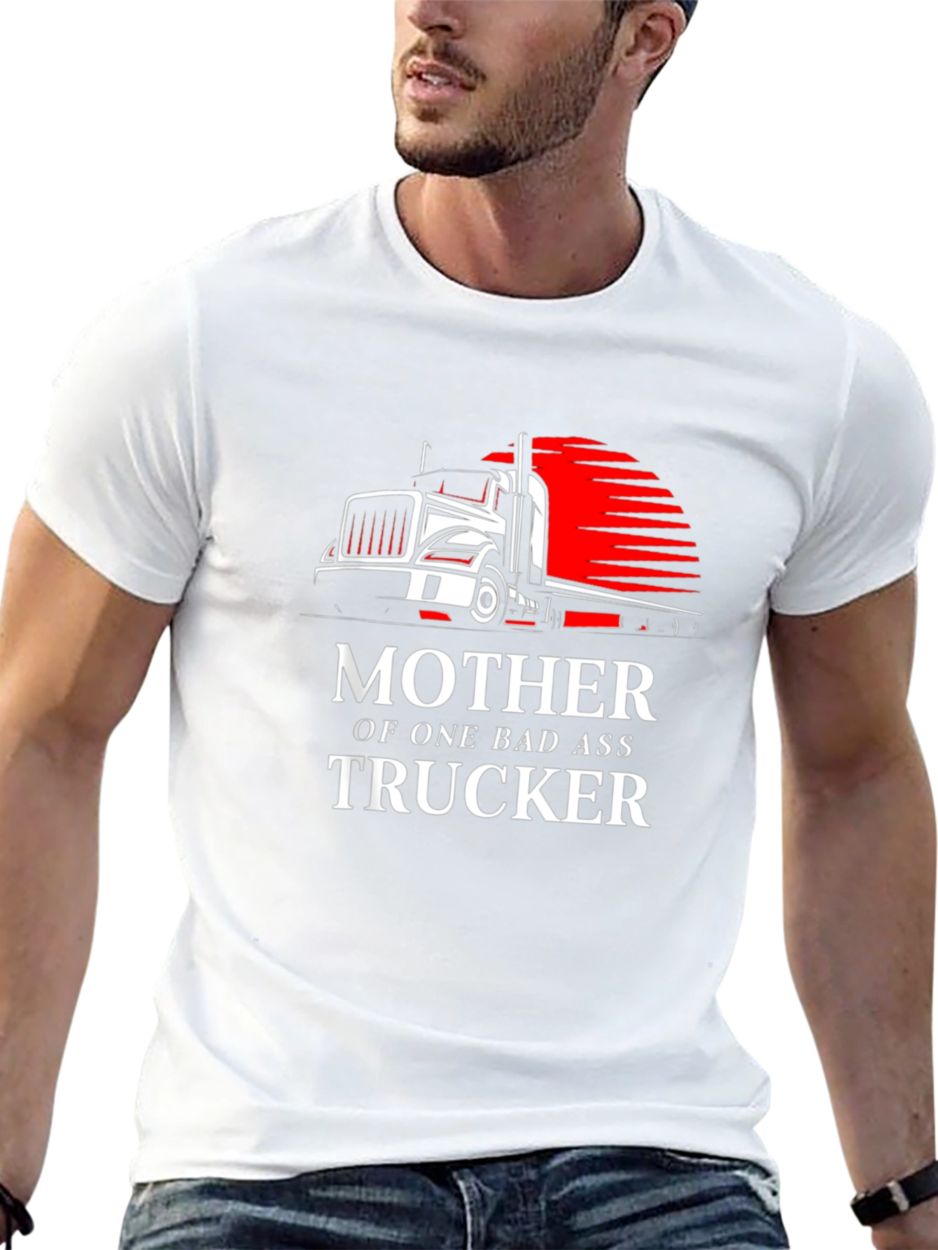 Mother of a Bad Ass Trucker T-Shirt