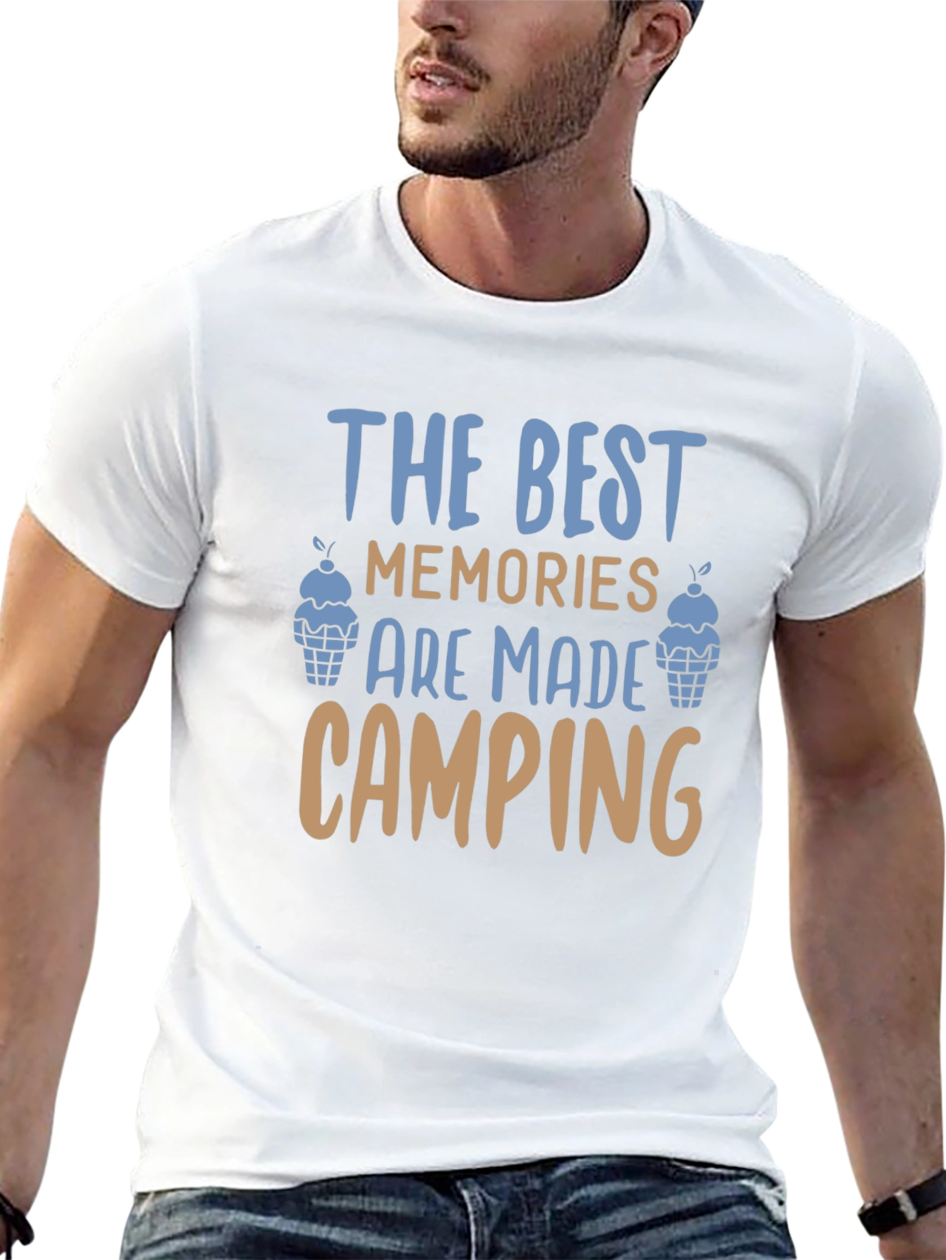 Camping Memories Graphic Tee - Soft Cotton Blend