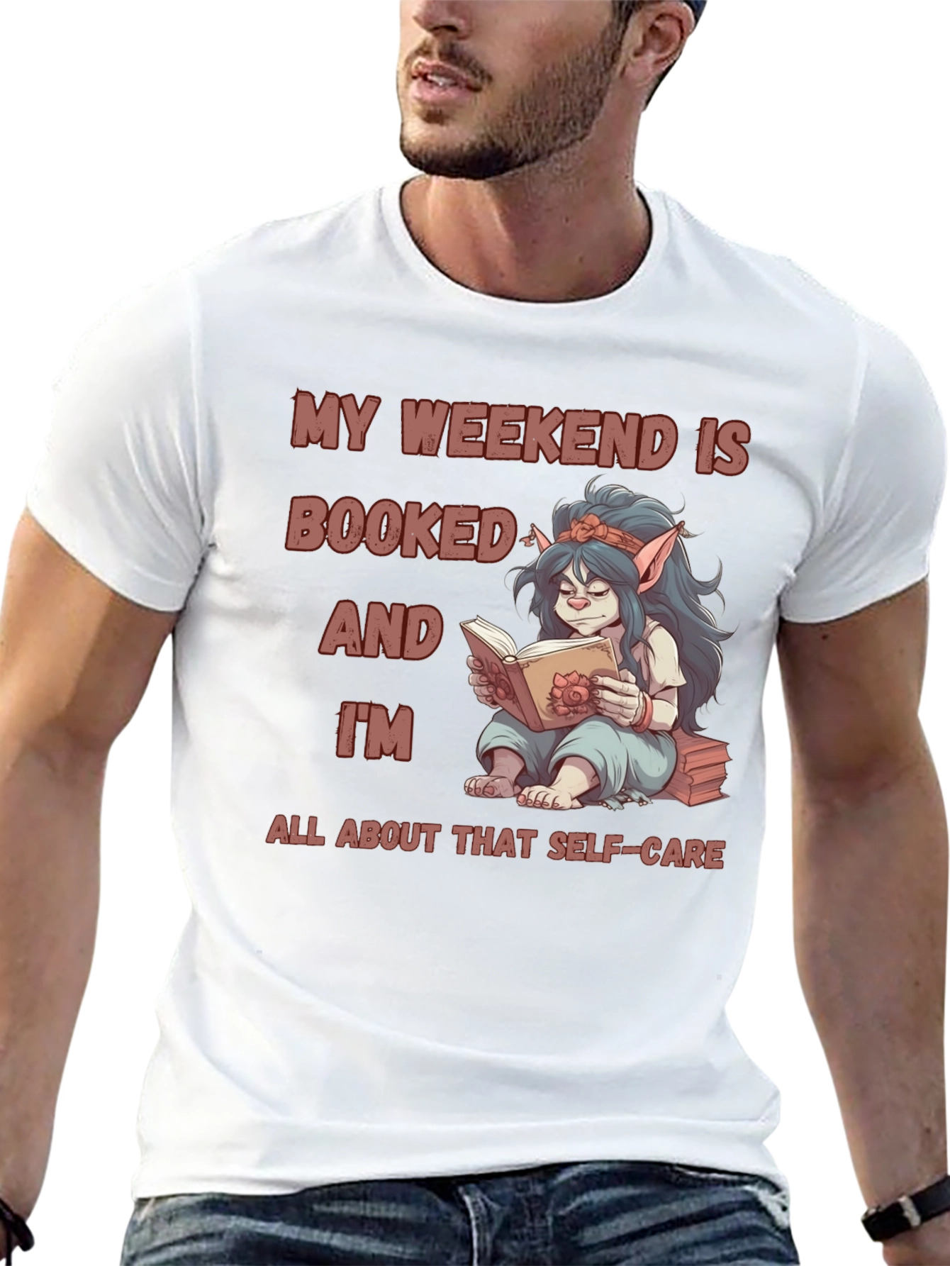 Booked Weekend Self-Care T-Shirt