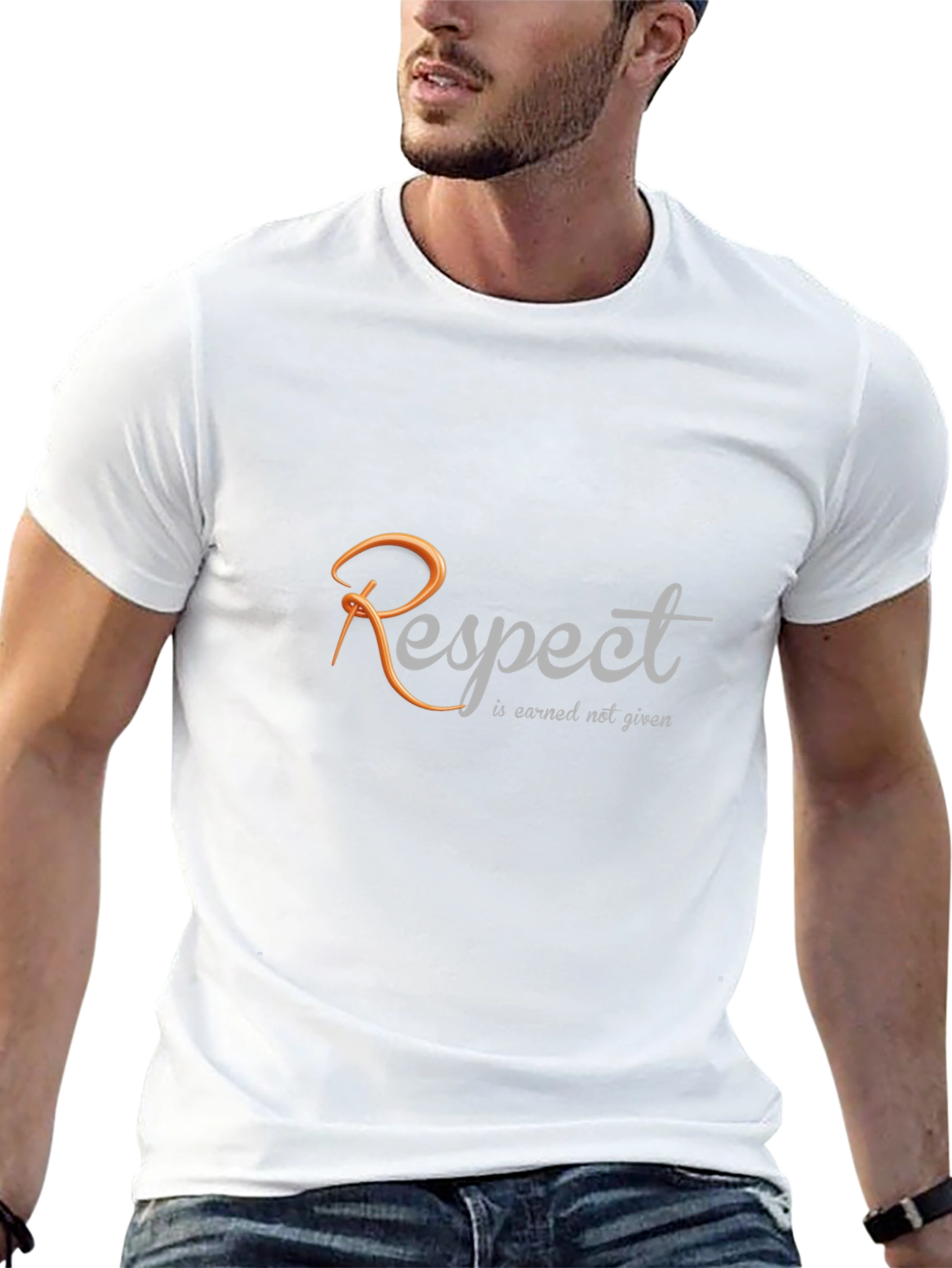Respect Earned Not Given Graphic Tee - Black