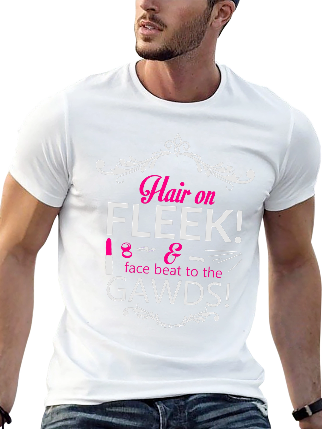 Hair on Fleek Graphic Tee - Beauty Fashion T-Shirt