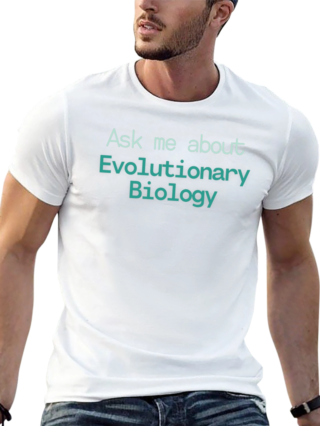 Evolutionary Biology T-Shirt - Ask Me About Science!