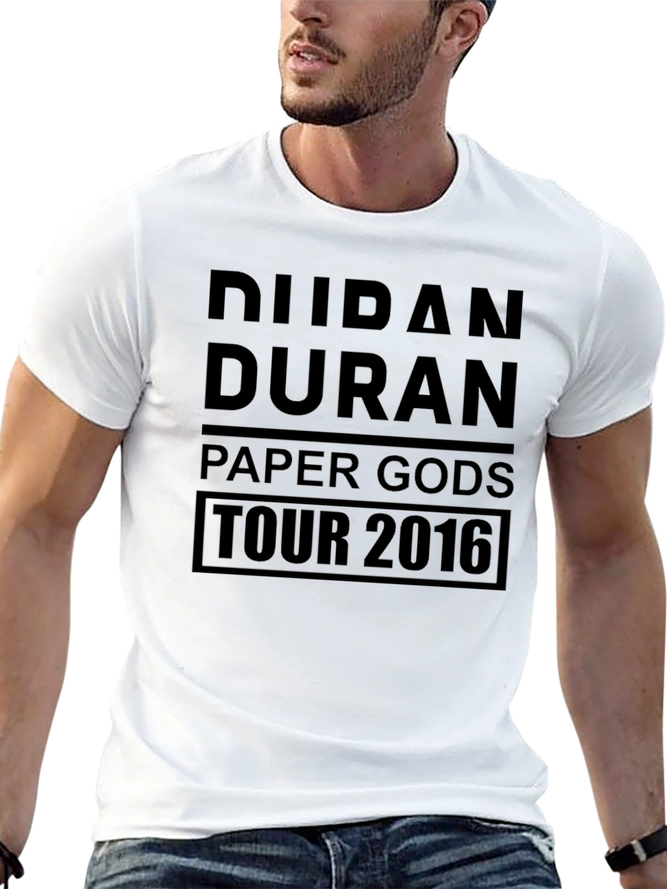 Duran Duran Paper Gods Tour 2016 Black T-Shirt