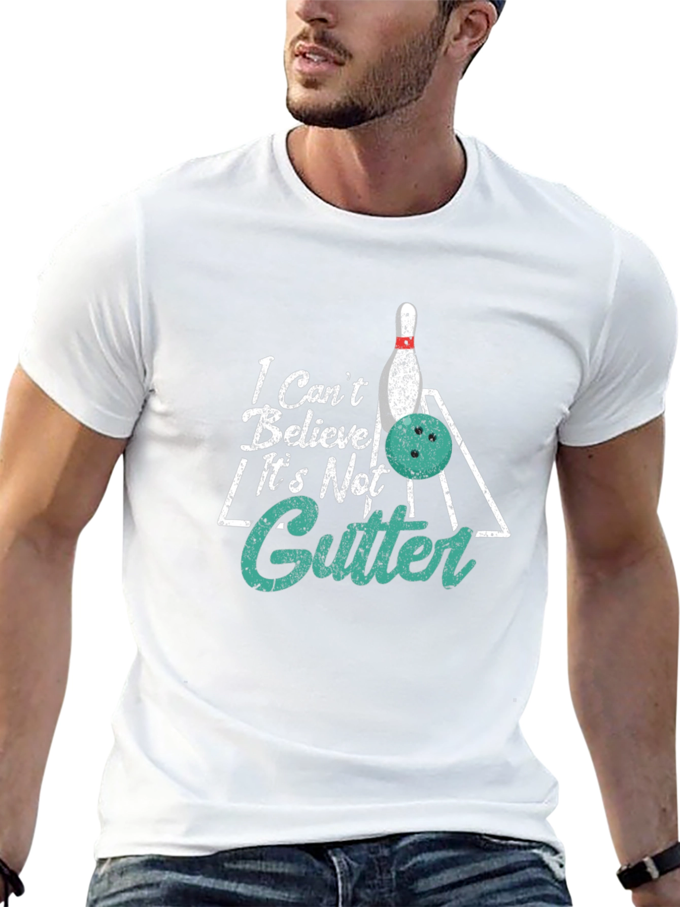Bowling T-Shirt: I Cant Believe Its Not Gutter