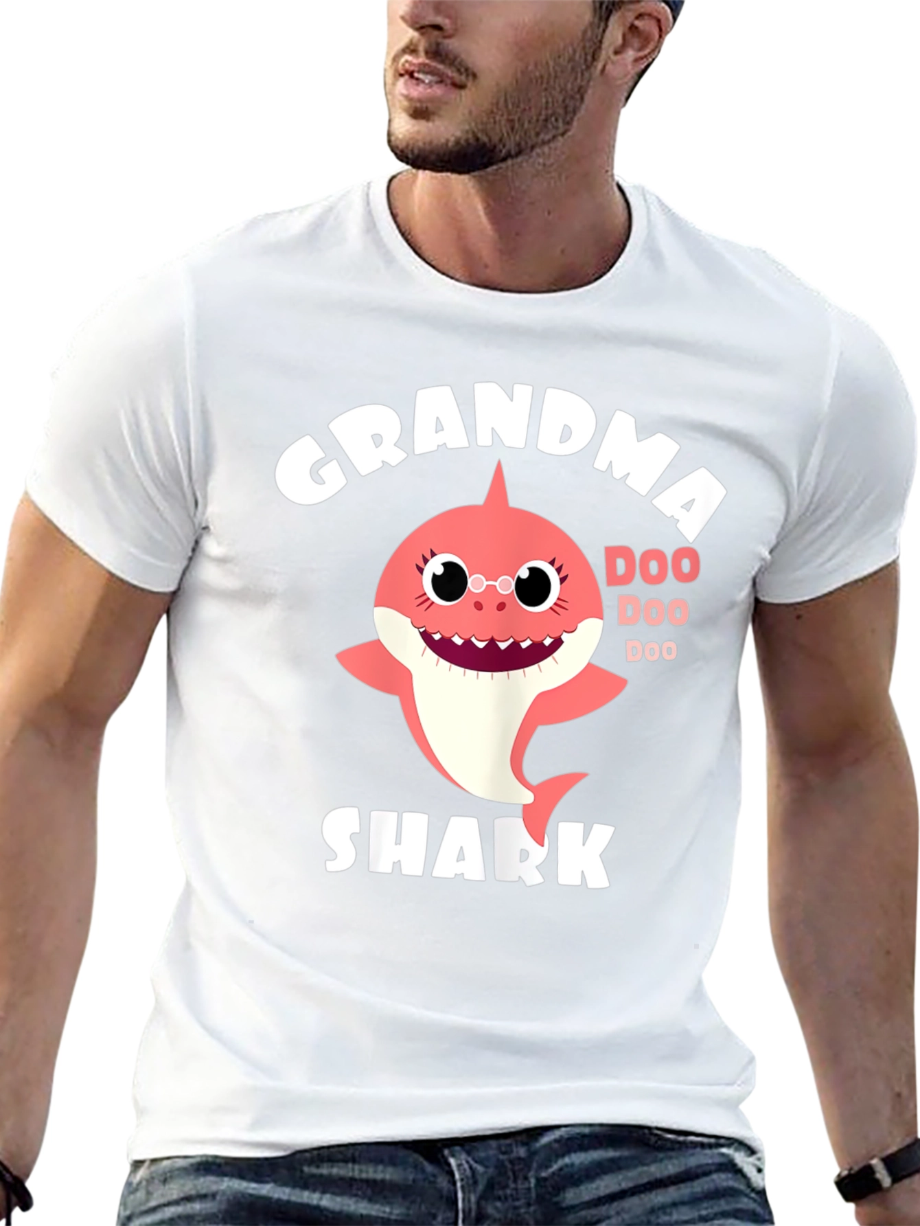 Grandma Shark Doo Doo T-Shirt - Family Matching Tee