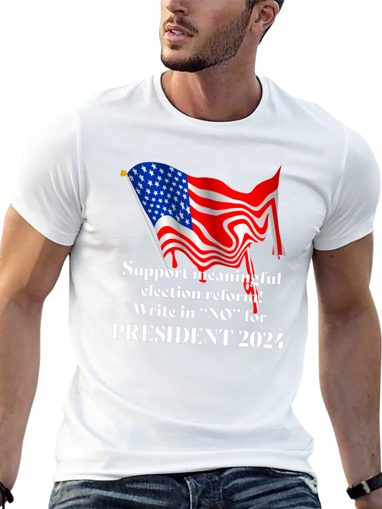 Election Reform T-Shirt - Write in NO 2024