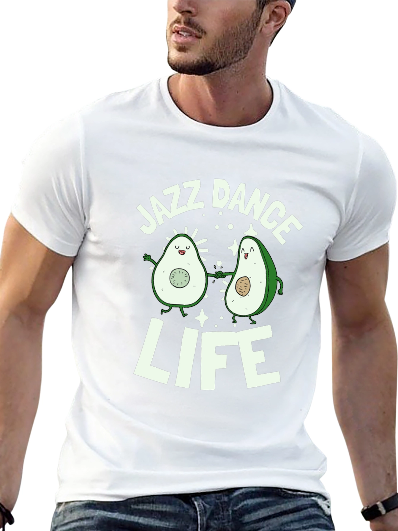 Jazz Dance Life Avocado Graphic Tee