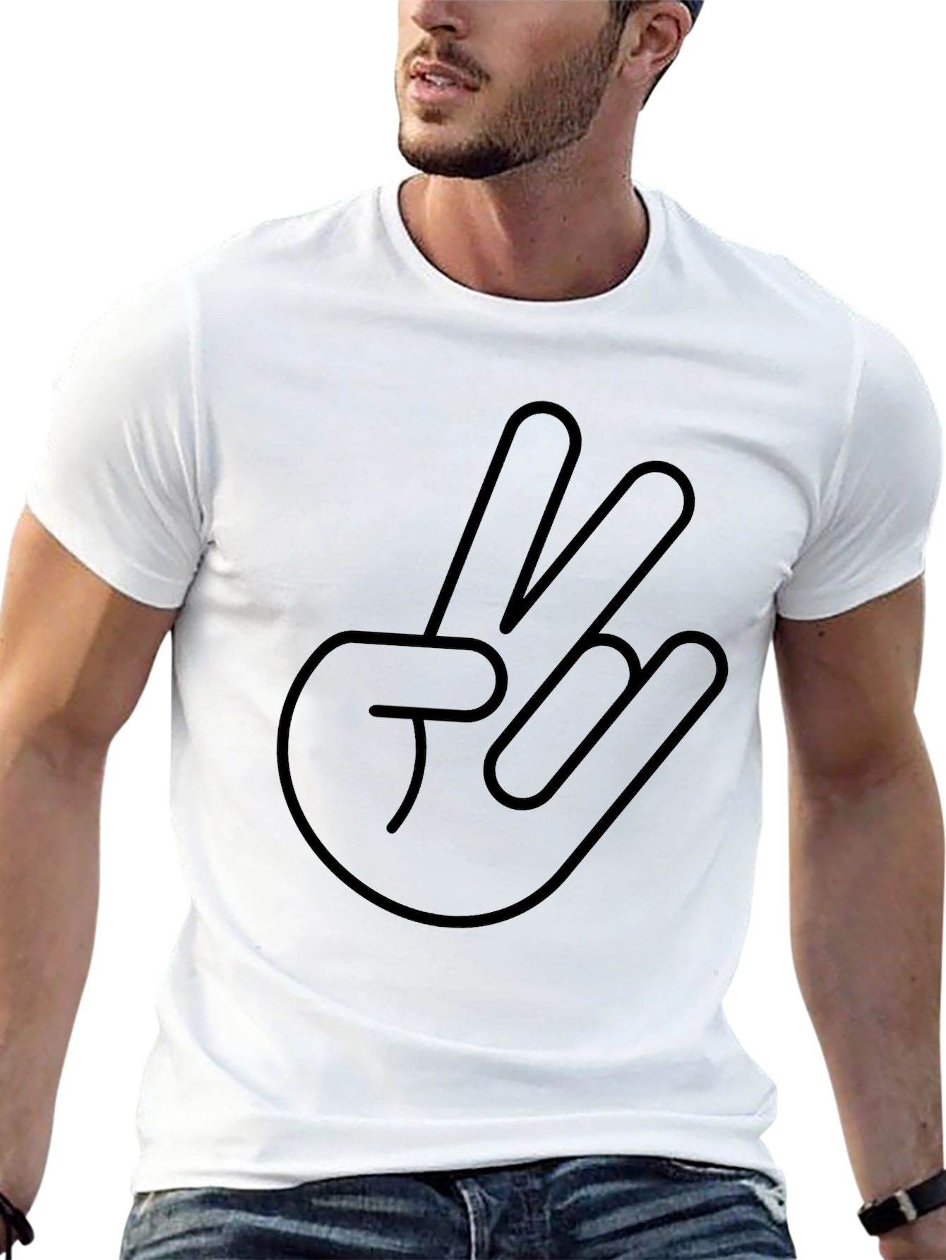 Westside Hand Sign Black T-Shirt
