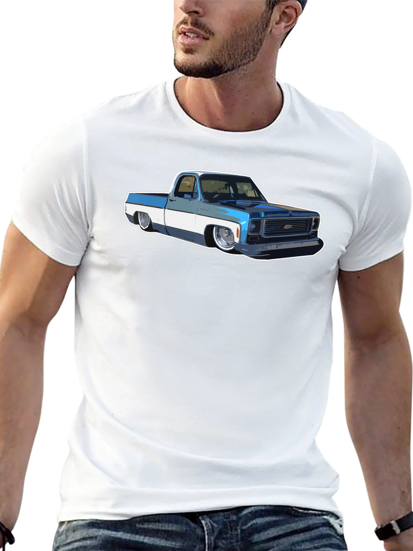 Classic Truck Graphic Tee - Retro Automotive Style