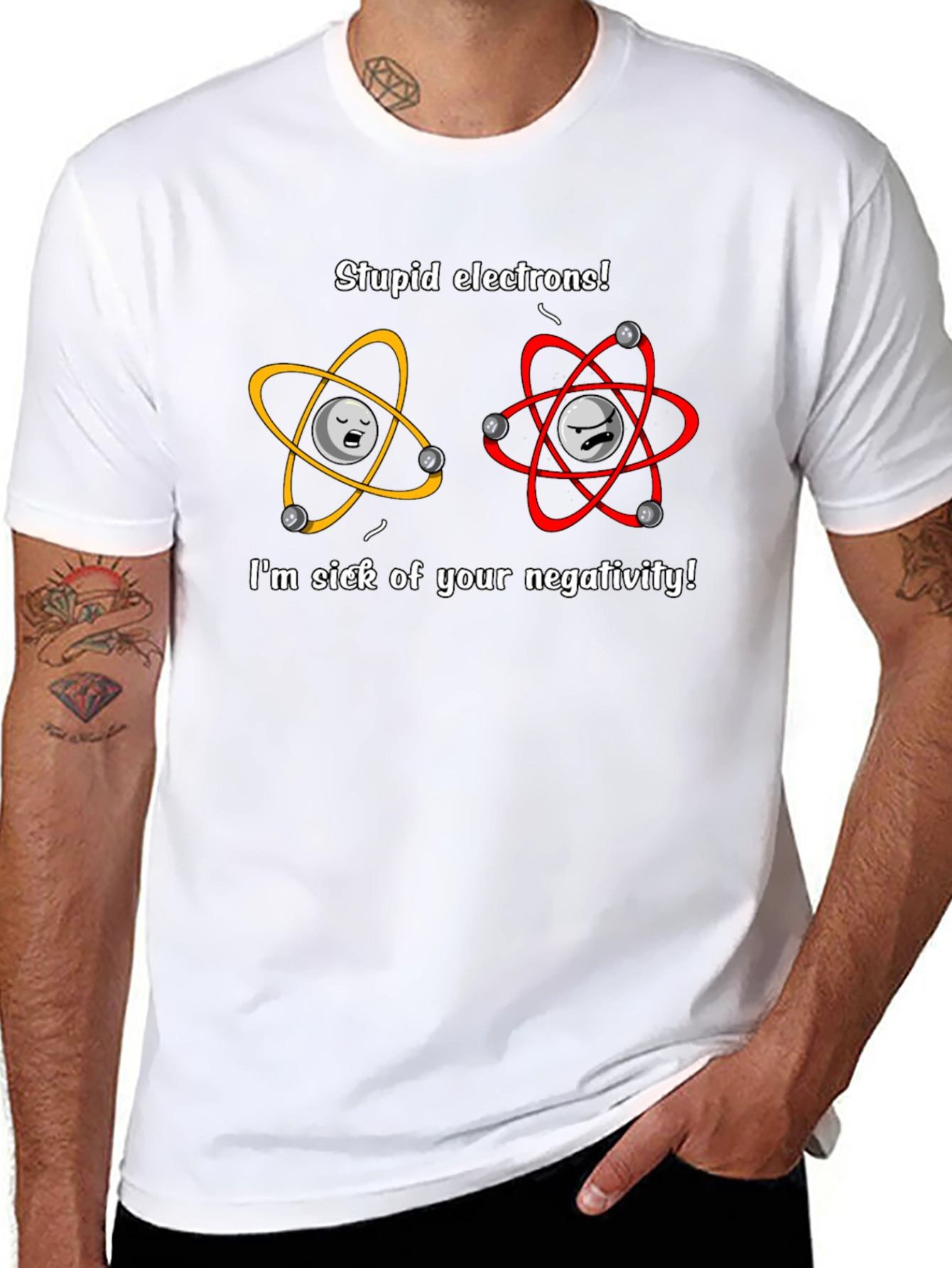 Stupid Electrons T-Shirt - Science Humor