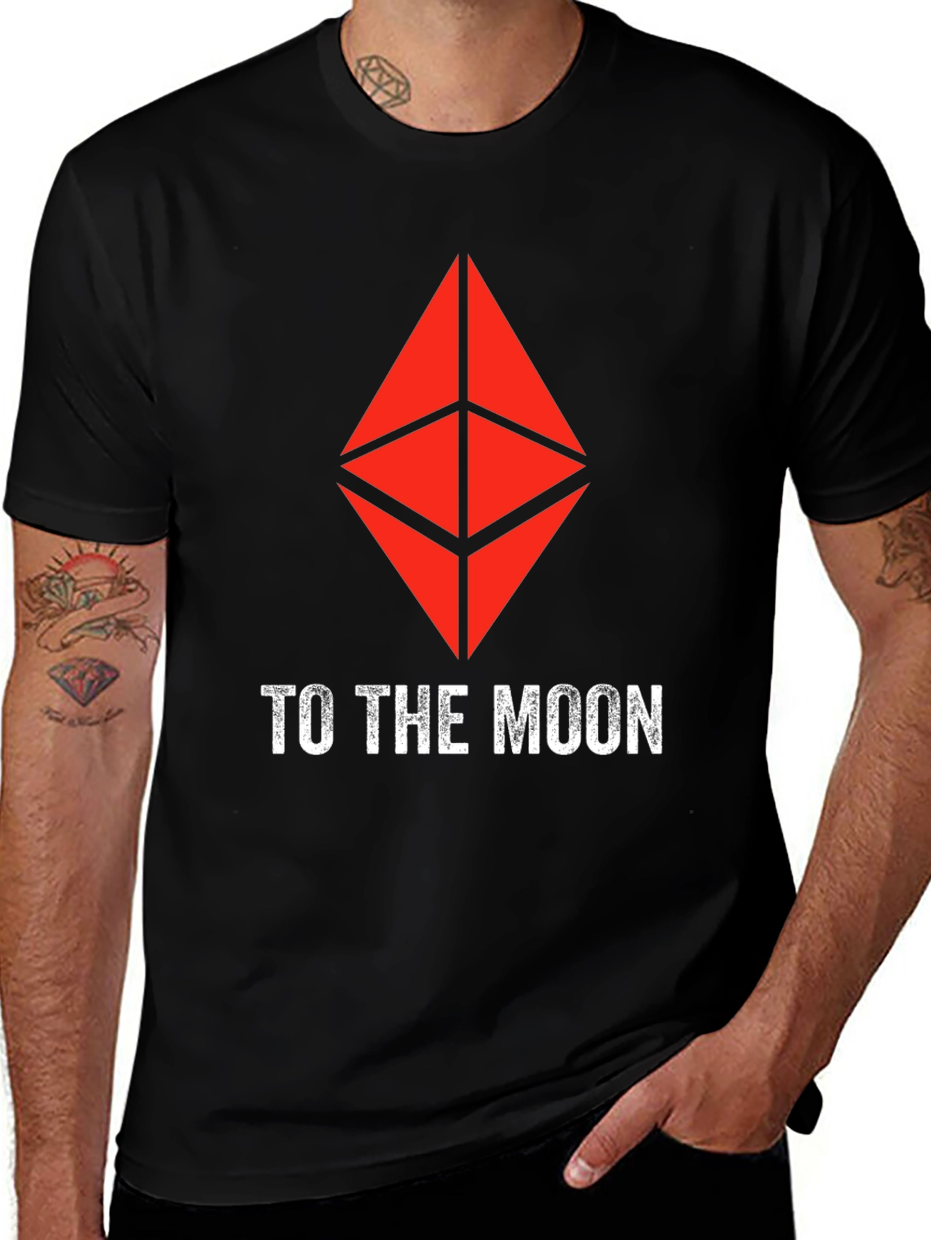 Ethereum To The Moon Crypto T-Shirt