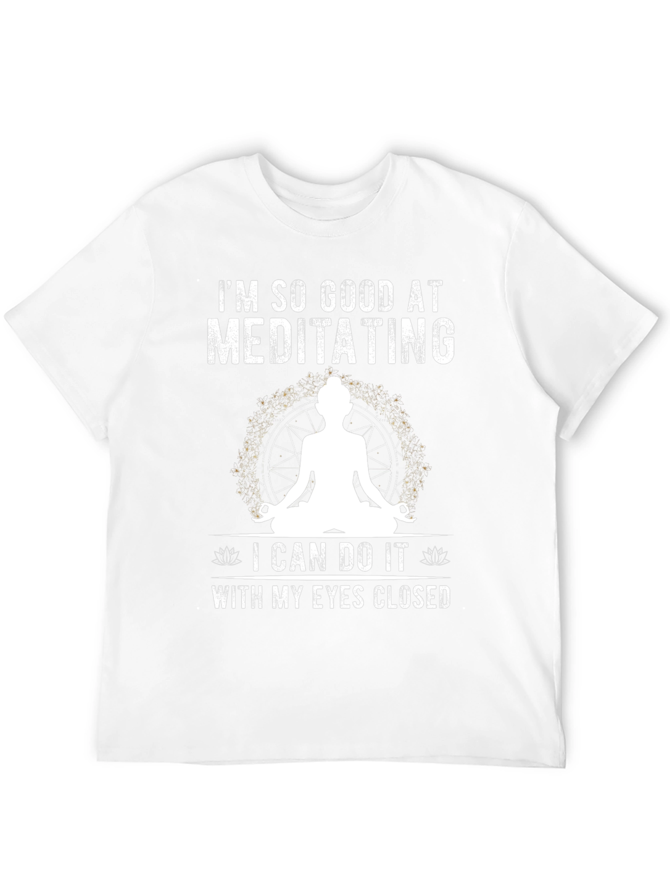 Meditating T-Shirt Funny Yoga Tee
