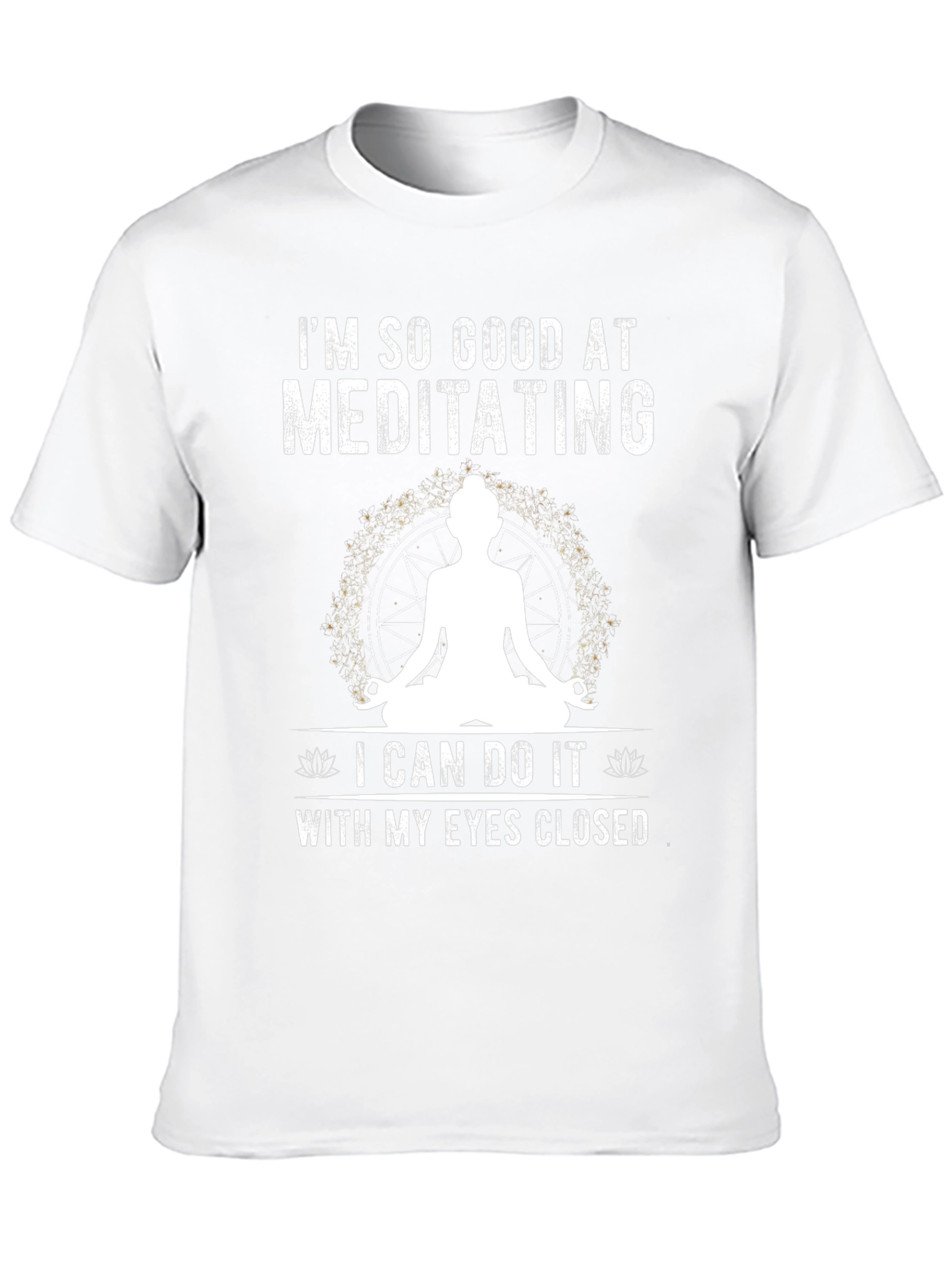 Meditating T-Shirt Funny Yoga Tee