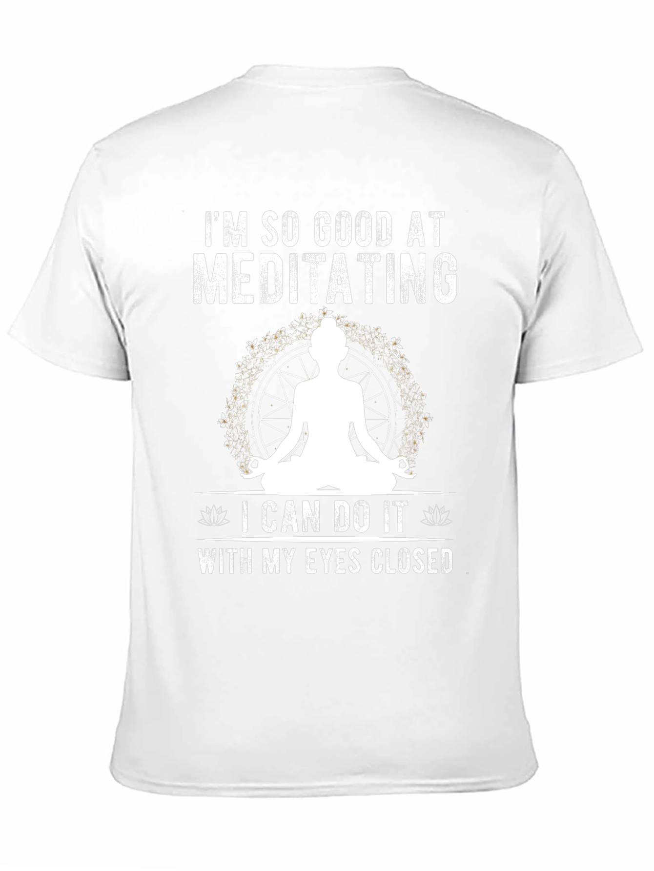 Meditating T-Shirt Funny Yoga Tee
