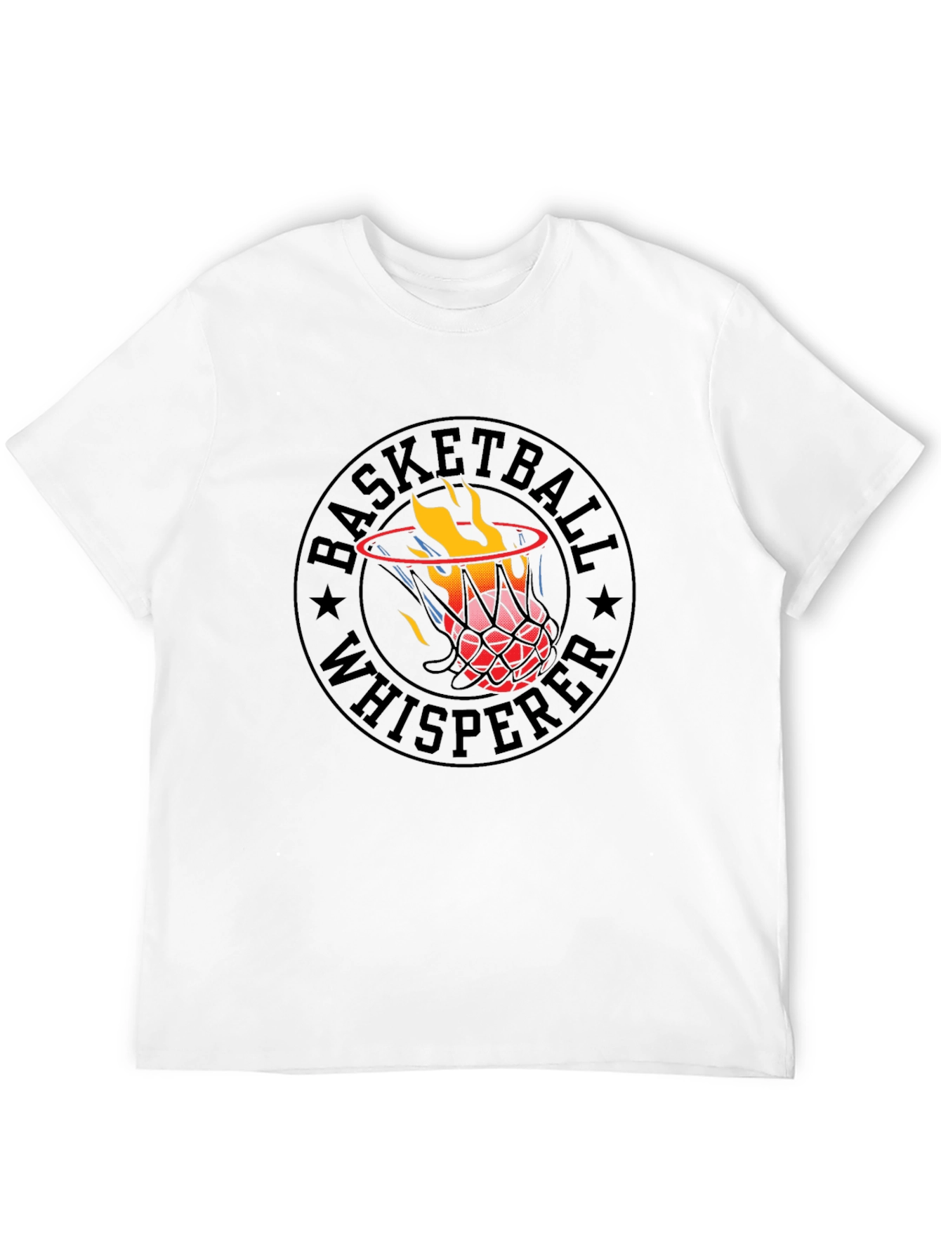 Basketball Whisperer Graphic T-Shirt - Black