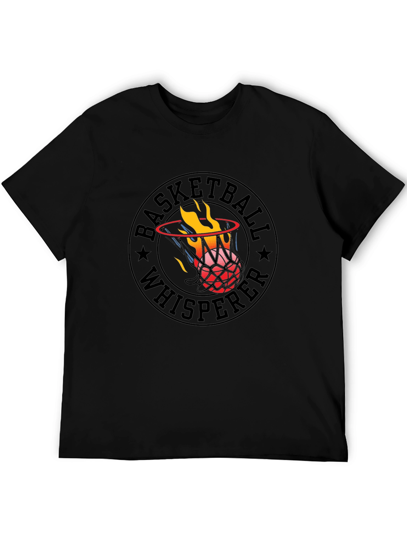 Basketball Whisperer Graphic T-Shirt - Black