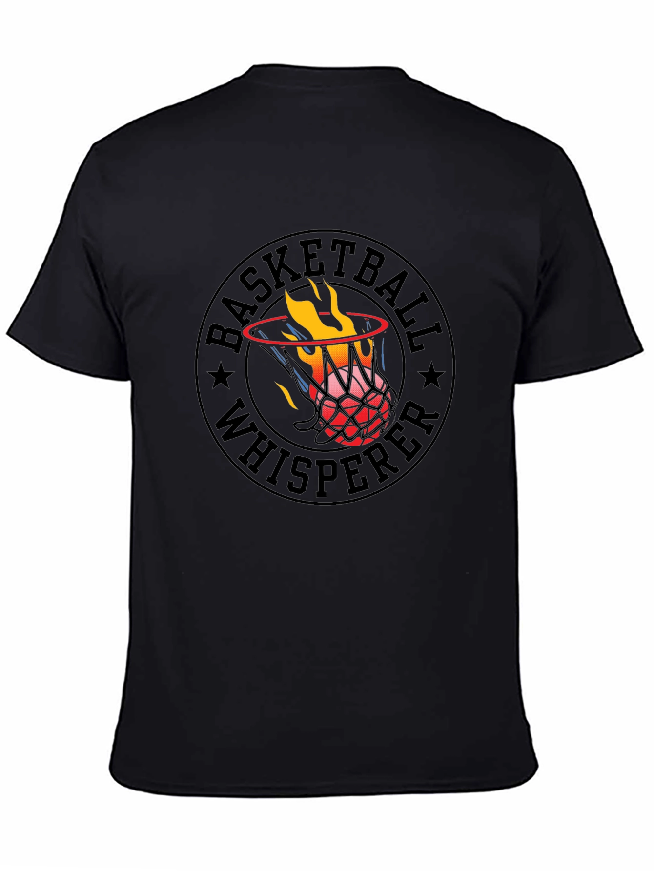 Basketball Whisperer Graphic T-Shirt - Black