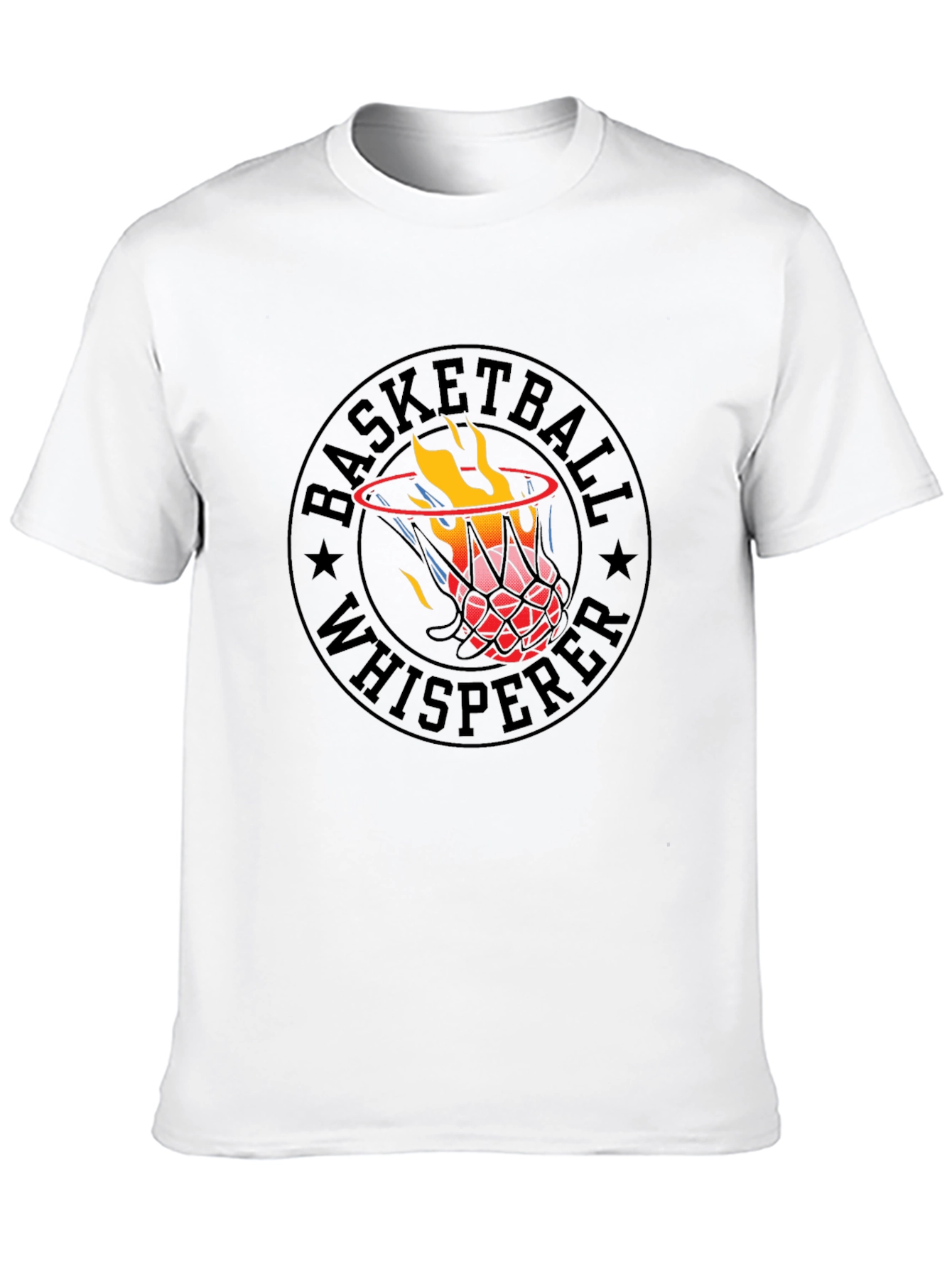Basketball Whisperer Graphic T-Shirt - Black