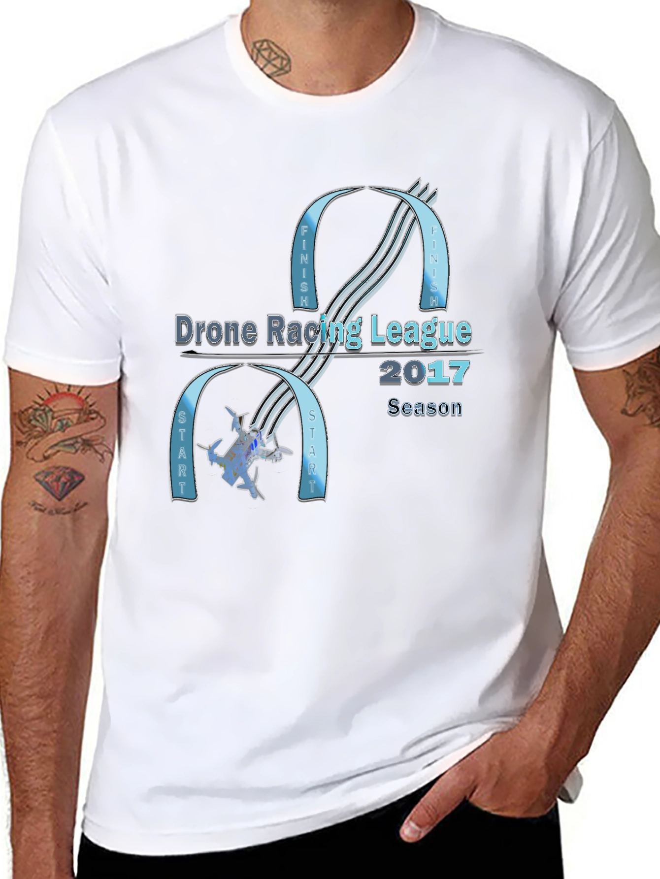 Drone Racing League 2017 Season T-Shirt