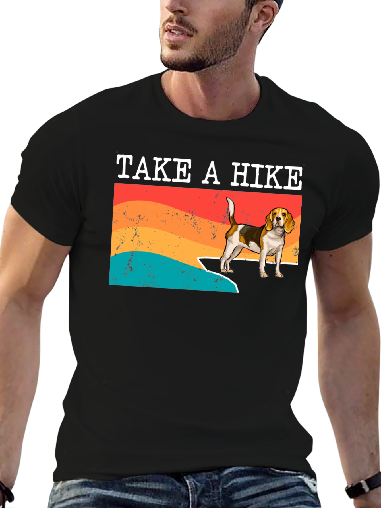 Take A Hike Beagle T-Shirt - Adventure Ready!