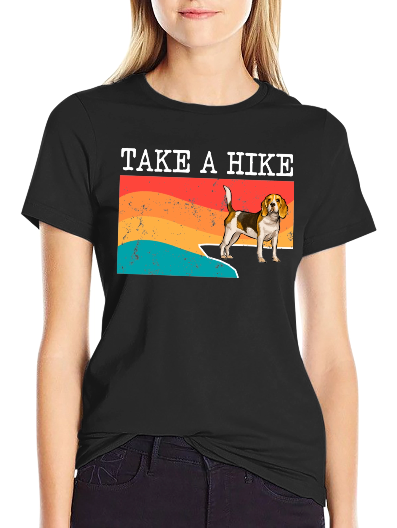 Take A Hike Beagle T-Shirt - Adventure Ready!