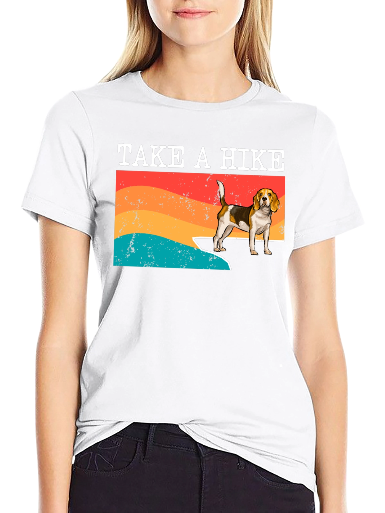 Take A Hike Beagle T-Shirt - Adventure Ready!