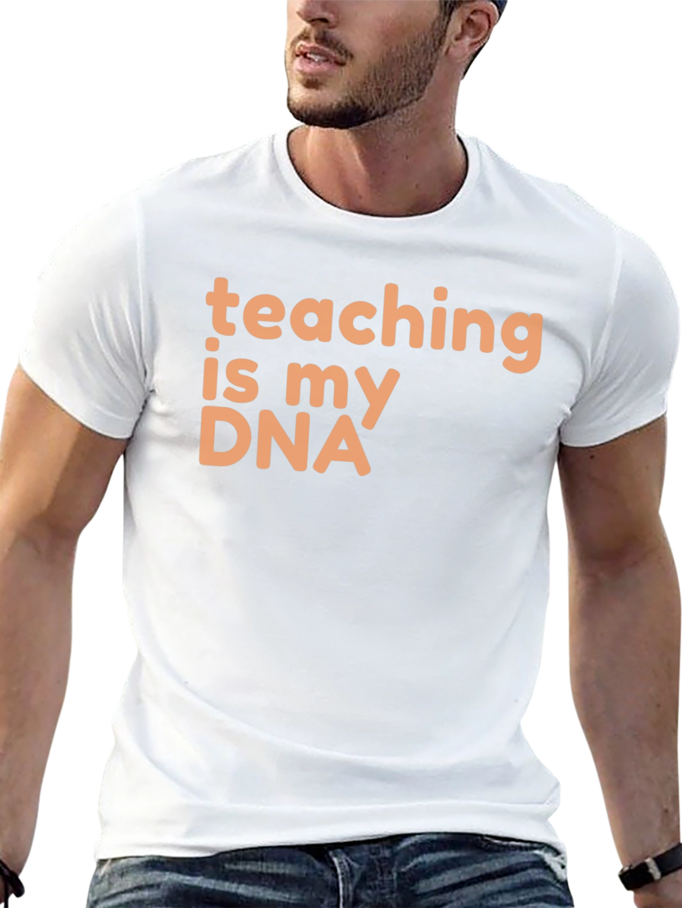 Teaching is My DNA Graphic Tee - Black