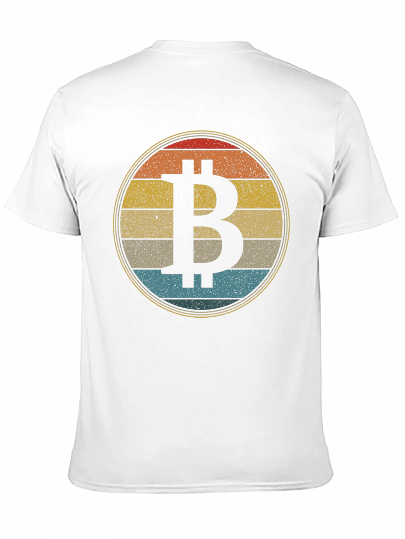 Bitcoin Retro Sunset T-Shirt Crypto Tee