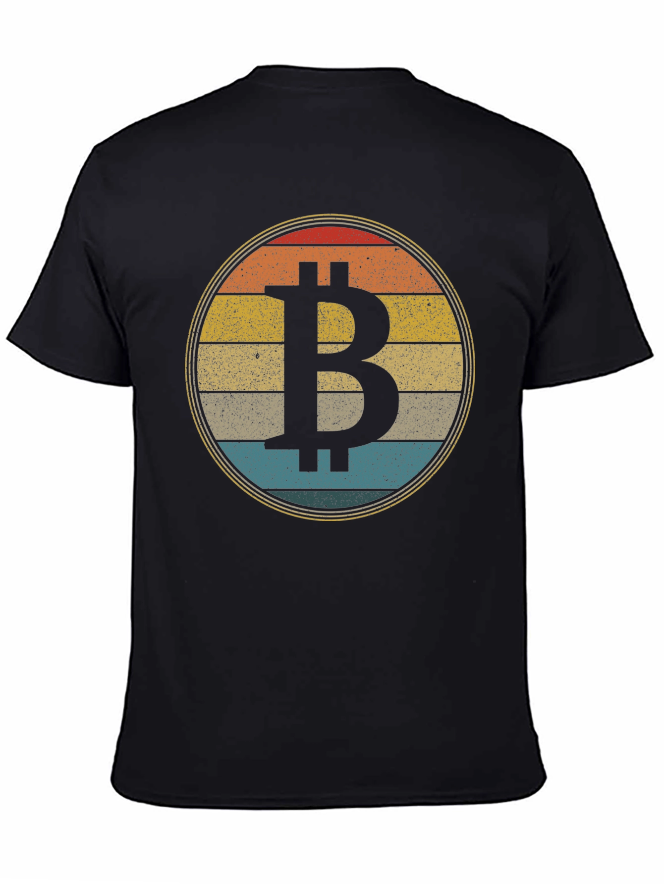 Bitcoin Retro Sunset T-Shirt Crypto Tee