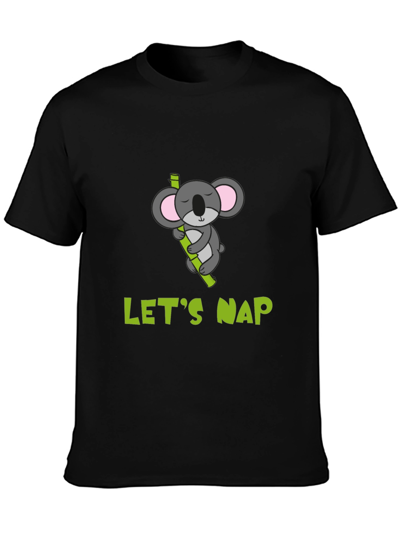 Lets Nap Koala T-Shirt - Comfy Cotton Tee