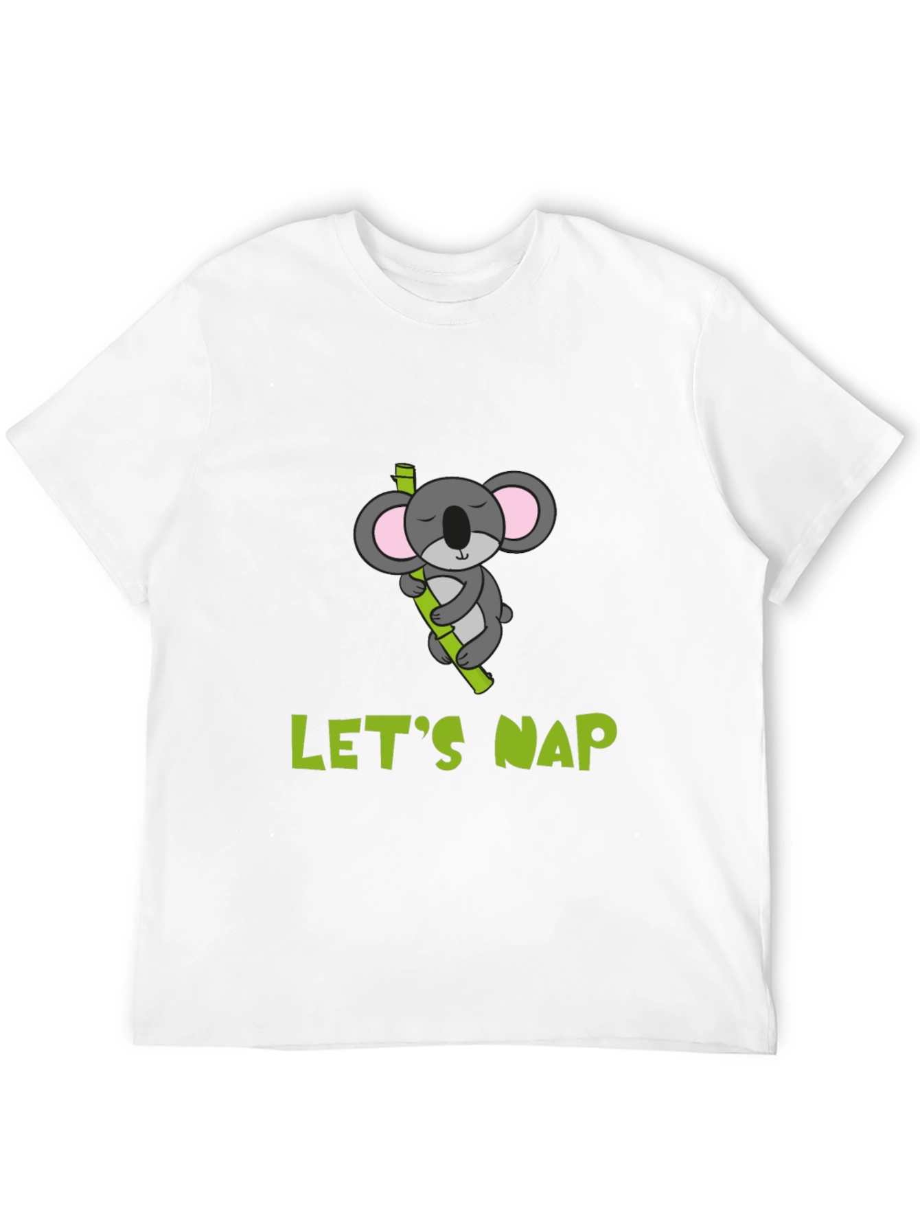 Lets Nap Koala T-Shirt - Comfy Cotton Tee