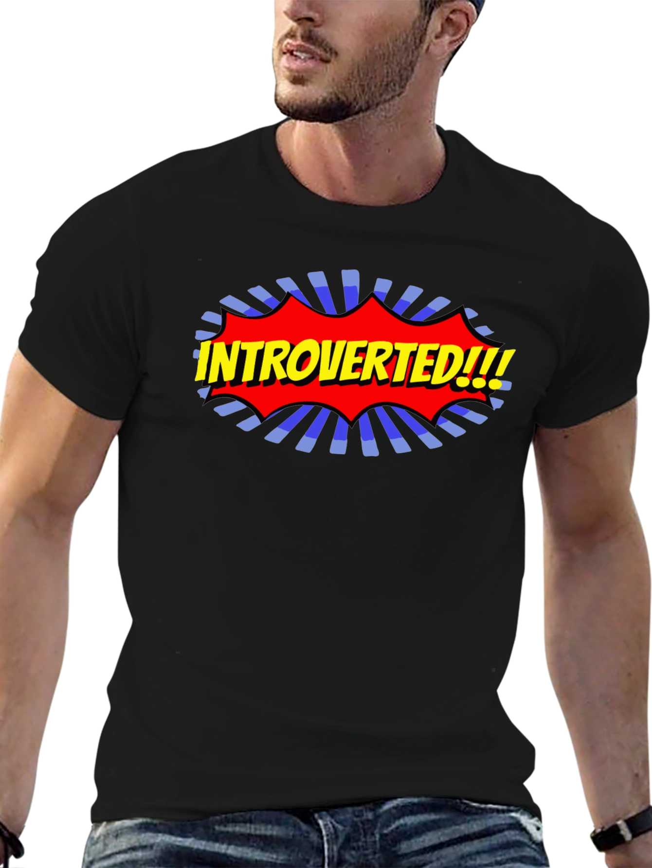 Introverted Comic Style T-Shirt