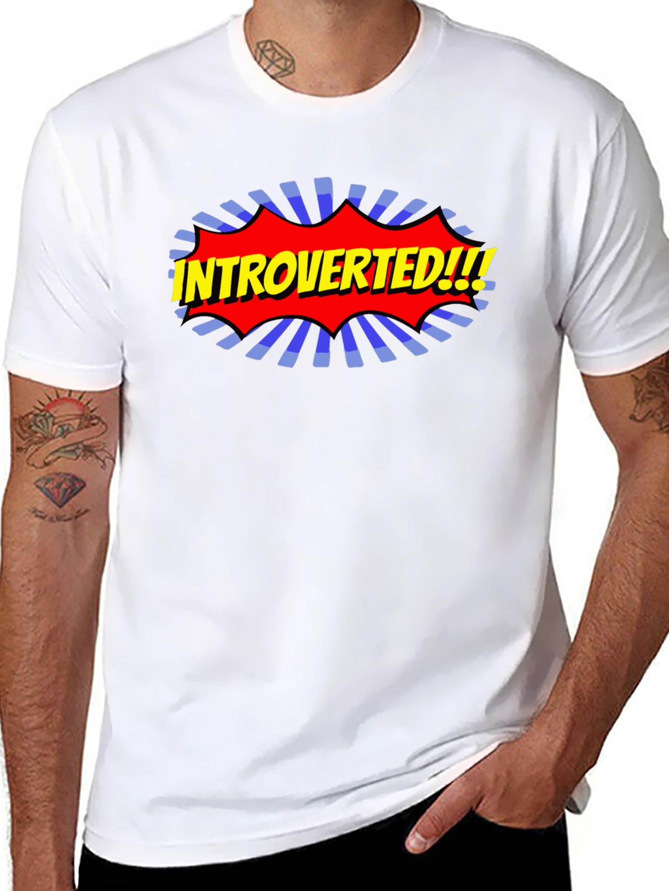 Introverted Comic Style T-Shirt