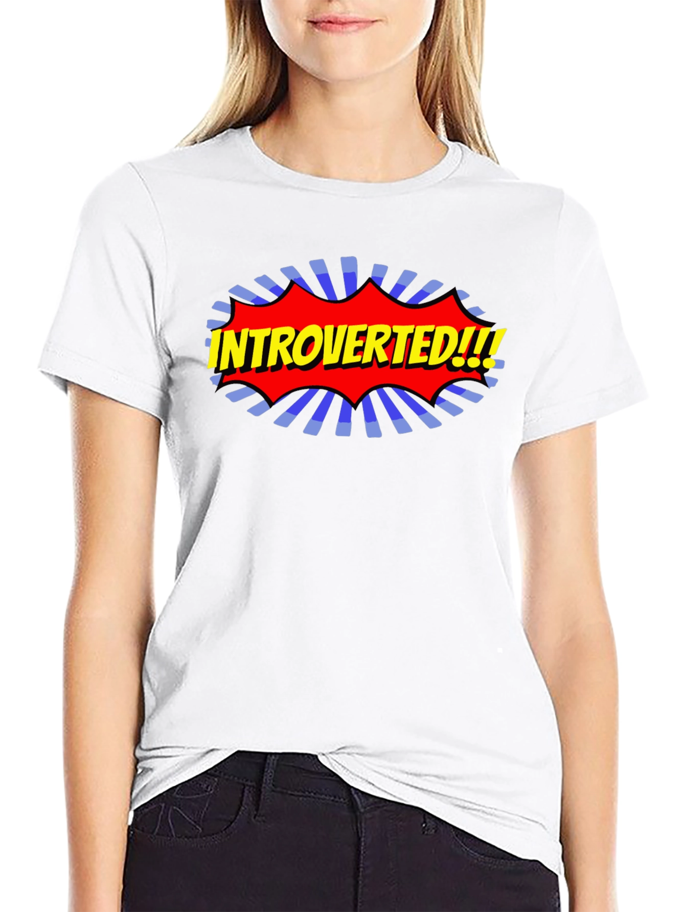 Introverted Comic Style T-Shirt