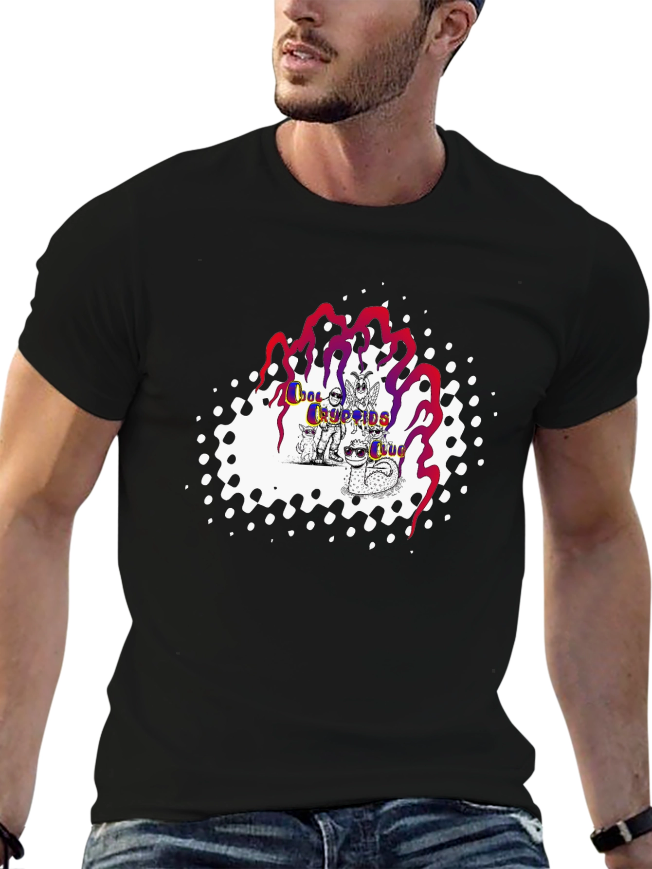 Cool Cryptids Club Black T-Shirt