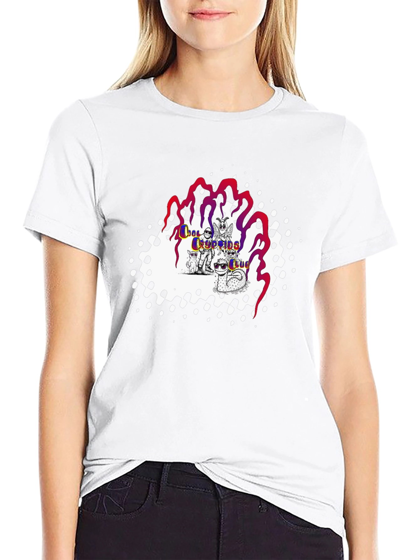 Cool Cryptids Club Black T-Shirt