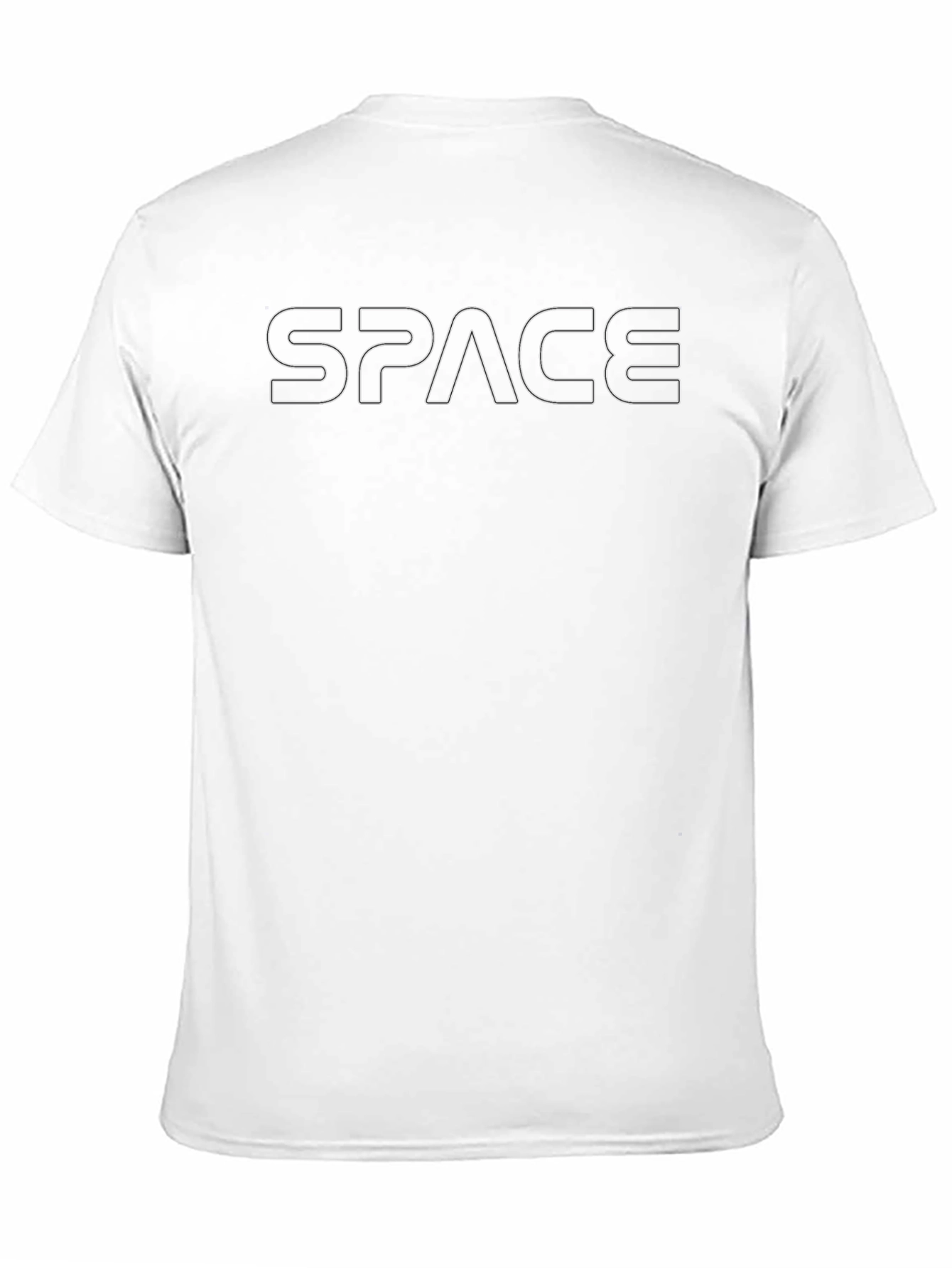 Space Graphic Tee - Casual Cotton Blend