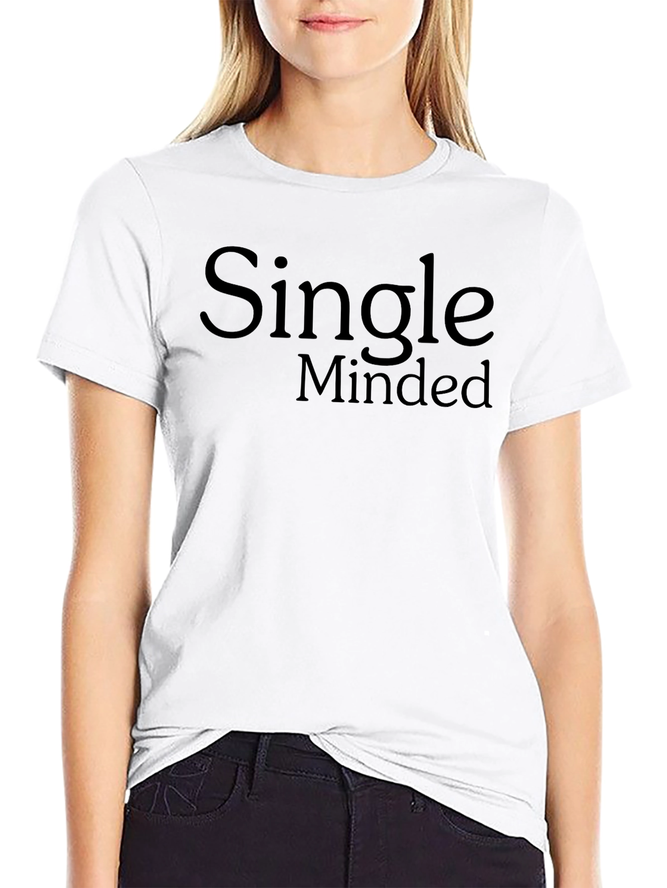 Single Minded Graphic Tee - Mens Black T-Shirt