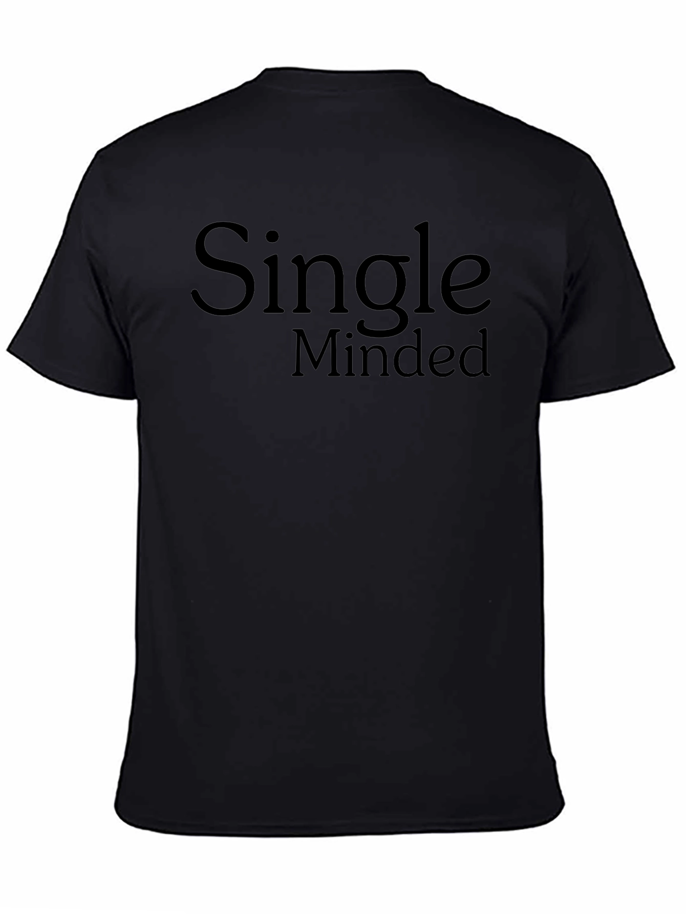 Single Minded Graphic Tee - Mens Black T-Shirt