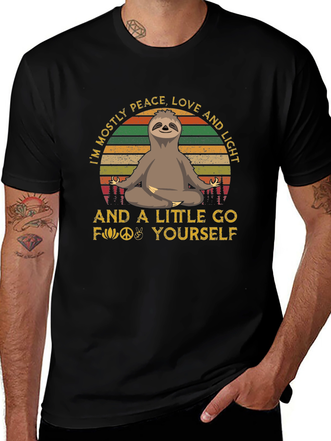 Peace Love Sloth T-Shirt